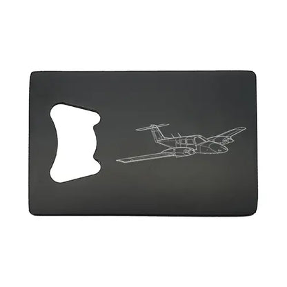 PA44 Seminole aircraft bottle opener – digital engraving mockup / engraving