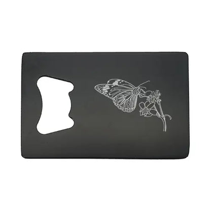 animal butterfly bottle opener – digital engraving mockup / engraving