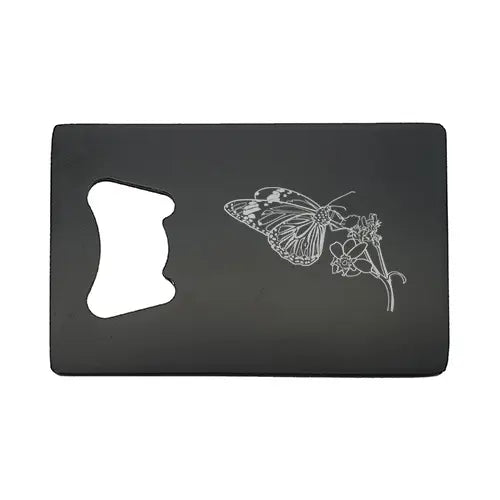 animal butterfly bottle opener – digital engraving mockup / engraving