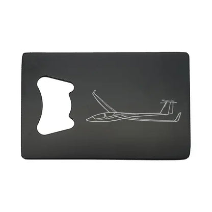 ASH25 glider bottle opener – digital engraving mockup / engraving