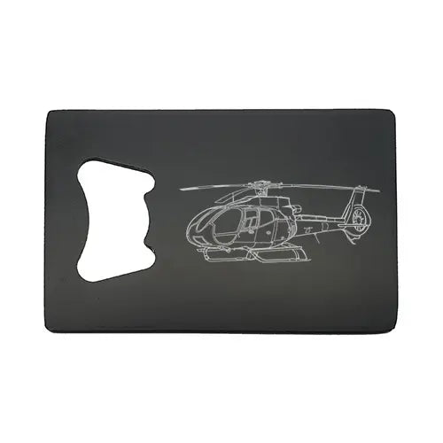 eurocopter ec130 bottle opener – digital engraving mockup / engraving