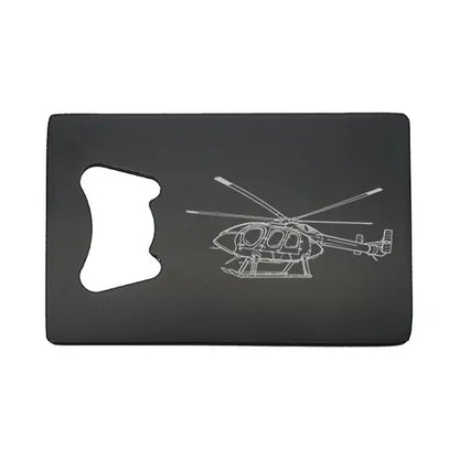 md600n helicopter bottle opener – digital engraving mockup / engraving