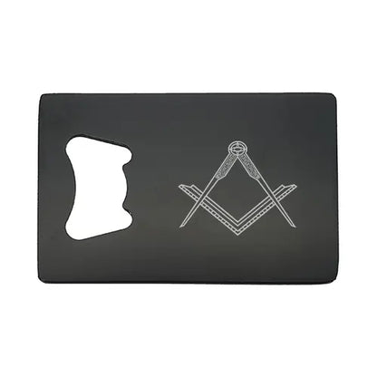 Masonic bottle opener – digital engraving mockup / engraving