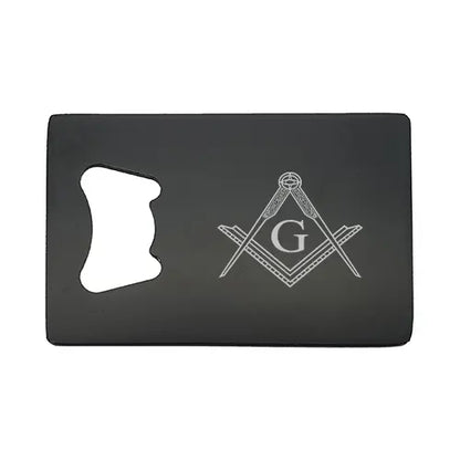 Masonic bottle opener – digital engraving mockup / engraving