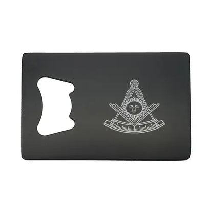 Masonic bottle opener – digital engraving mockup / engraving