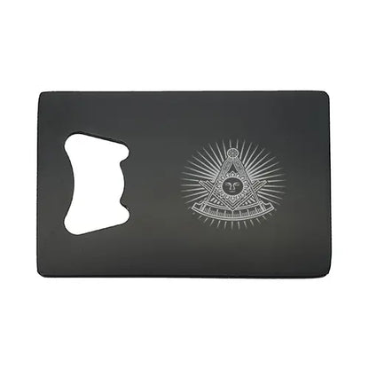 Masonic bottle opener – digital engraving mockup / engraving
