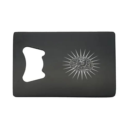 Brain Starburst bottle opener – digital engraving mockup / engraving