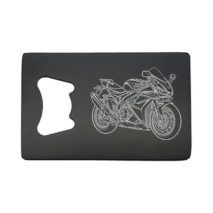 rsv mille motorcycle Bottle opener â€“ digital engraving mockup / engraving preview