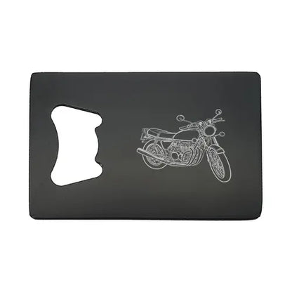 hon cb550 motorcycle Bottle opener – digital engraving mockup / engraving preview