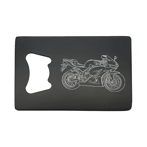 hon fireblade motorcycle Bottle opener – digital engraving mockup / engraving preview