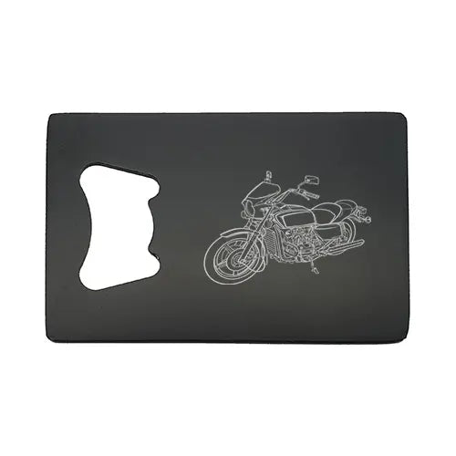 hon goldwin classic motorcycle Bottle opener – digital engraving mockup / engraving preview