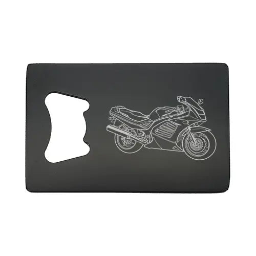 suz rf motorcycle Bottle opener – digital engraving mockup / engraving preview