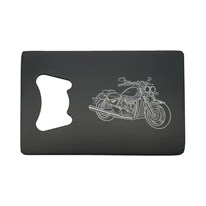 tri thunderbird motorcycle Bottle opener – digital engraving mockup / engraving preview
