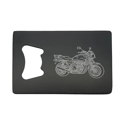 yam  xjr1300 motorcycle Bottle opener – digital engraving mockup / engraving preview