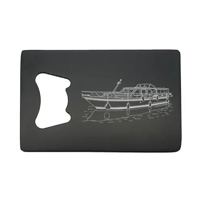 stevens 1140 canal yacht Bottle opener – digital engraving mockup / engraving preview