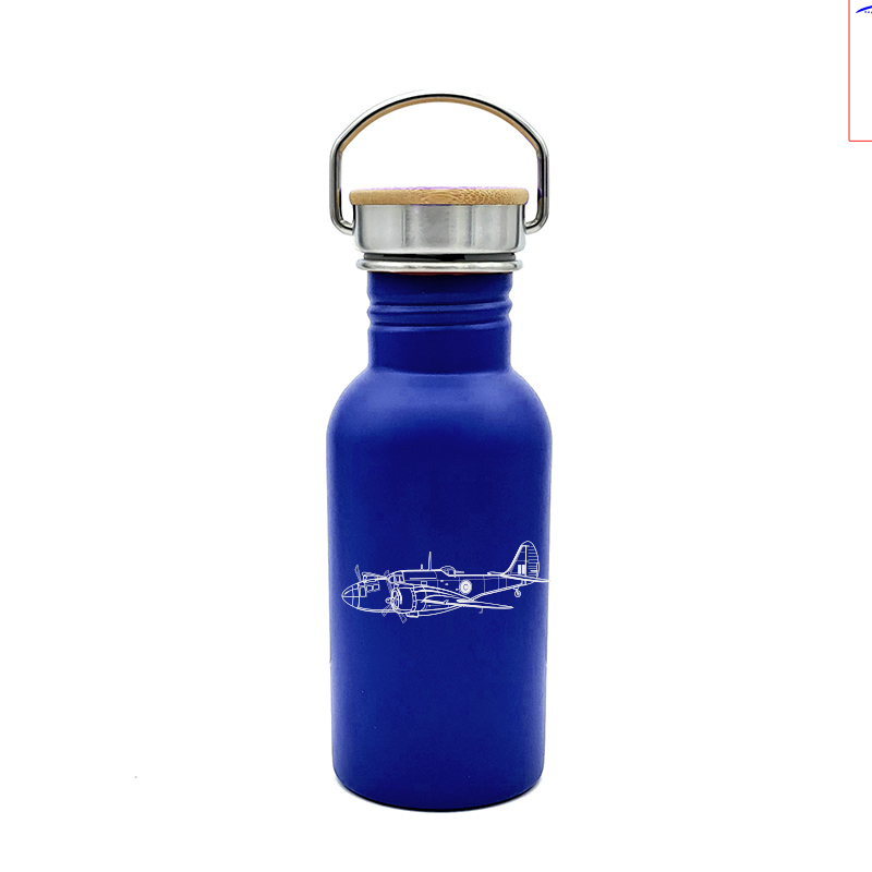martin 187 baltimore aircraft bottle digital engraving mockup / engraving preview
