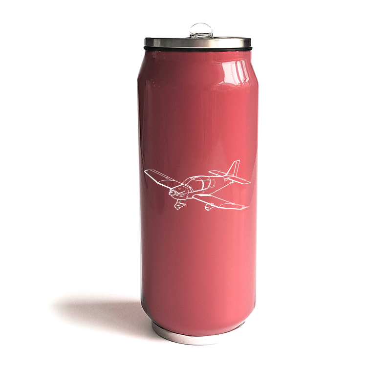 robin dr400 aircraft bottle digital engraving mockup / engraving preview