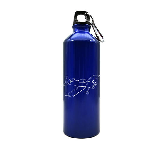 rv vans 6 aircraft bottle digital engraving mockup / engraving preview