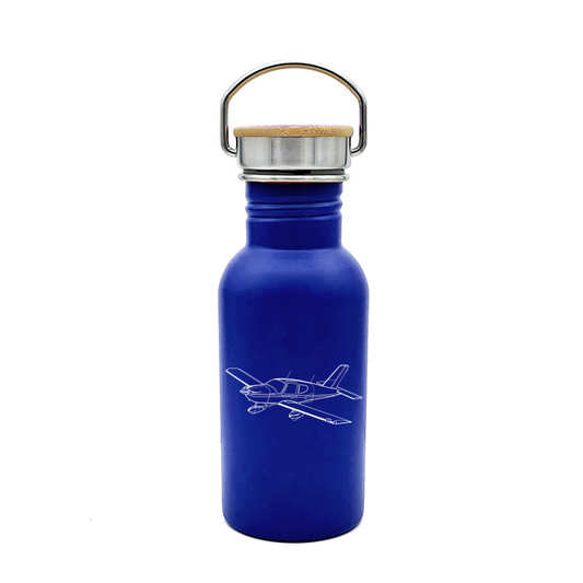 socata tb9 aircraft bottle digital engraving mockup / engraving preview