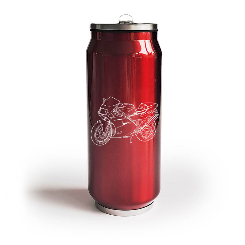 duc 888 motorcycle bottle digital engraving mockup / engraving preview