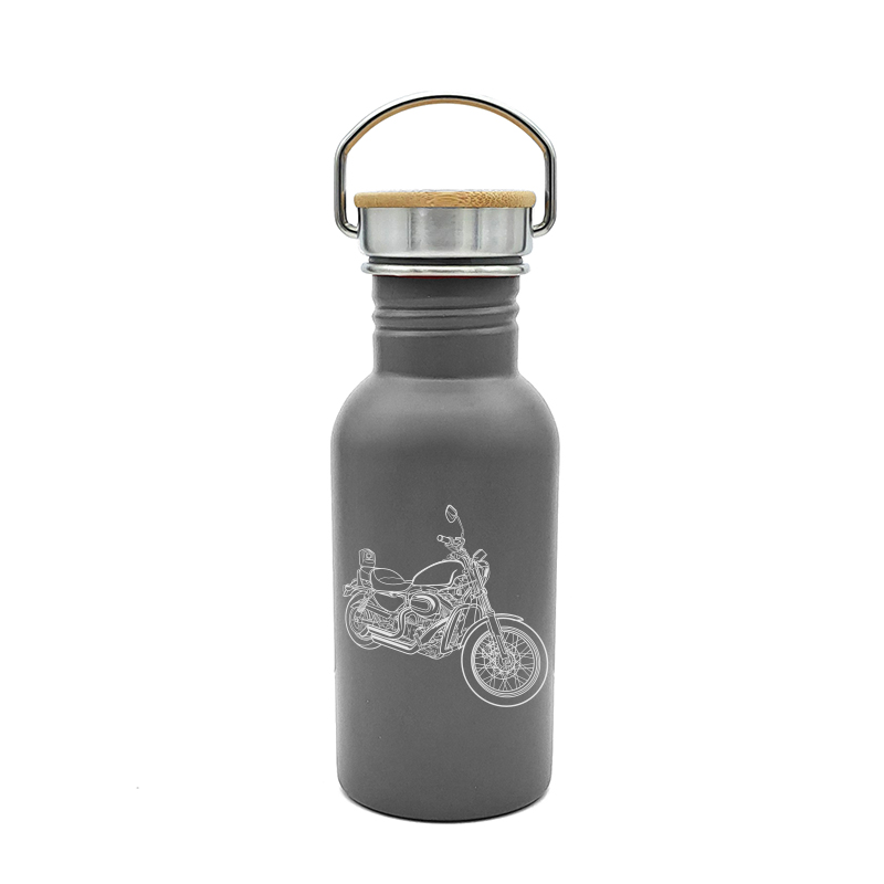 hd sportster 883 motorcycle bottle digital engraving mockup / engraving preview