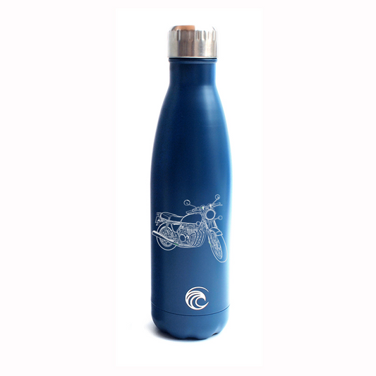 hon cb550 motorcycle  bottle digital engraving mockup / engraving preview