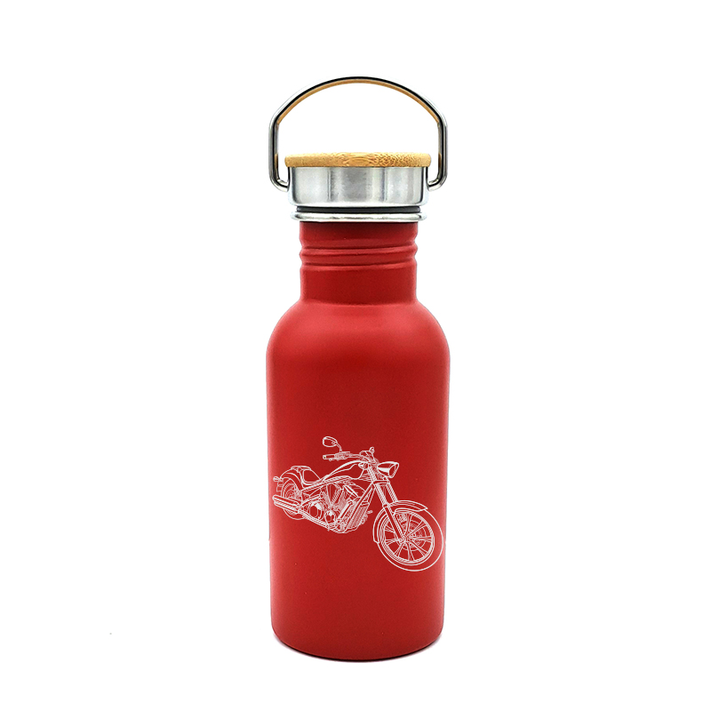 hon fury motorcycle  bottle digital engraving mockup / engraving preview