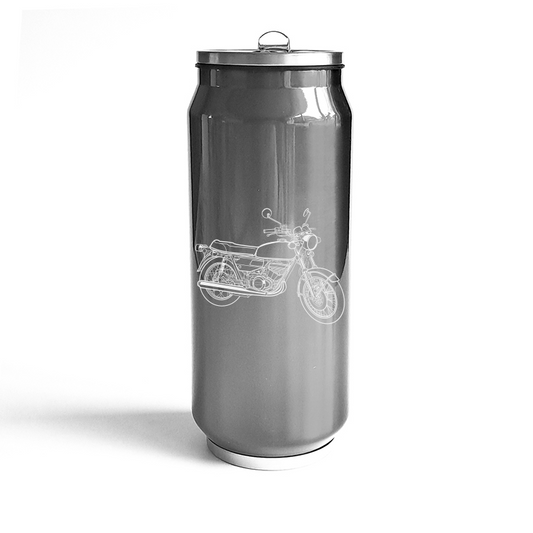 suz gt250 motorcycle bottle digital engraving mockup / engraving preview