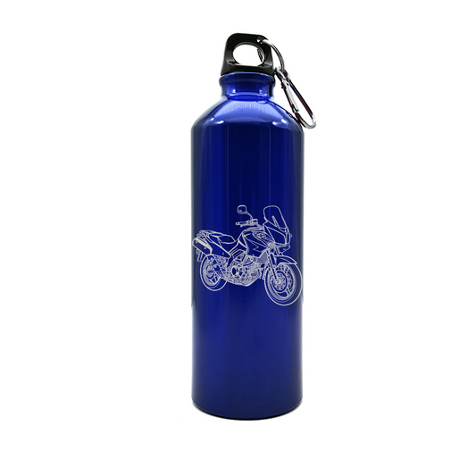 suz dl650 v strom motorcycle bottle digital engraving mockup / engraving preview