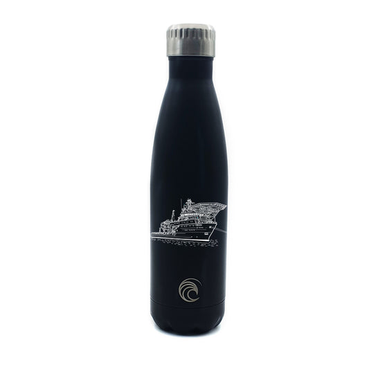 deep sea resear nautical travel bottle digital engraving mockup / engraving preview