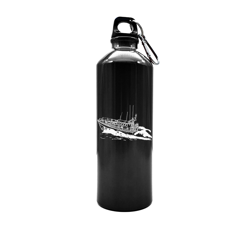 mersey class lifeboat bottle digital engraving mockup / engraving preview