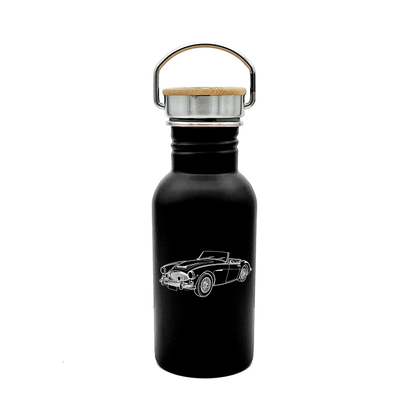 austin 3000 car bottle digital engraving mockup / engraving preview