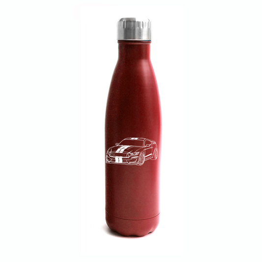 fd shelby car bottle digital engraving mockup / engraving preview