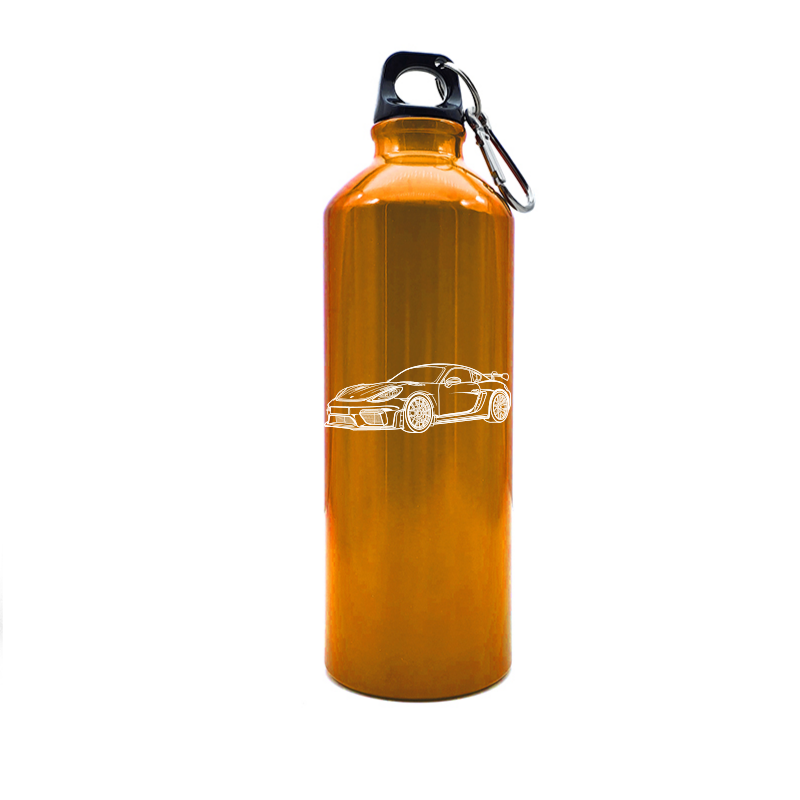 por gt4 rs car bottle digital engraving mockup / engraving preview