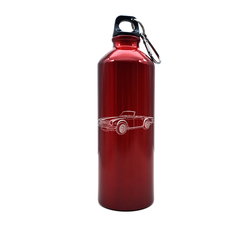 tri tr6 car bottle digital engraving mockup / engraving preview