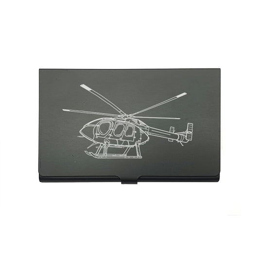md600n helicopter card Holder digital engraving mockup / engraving preview