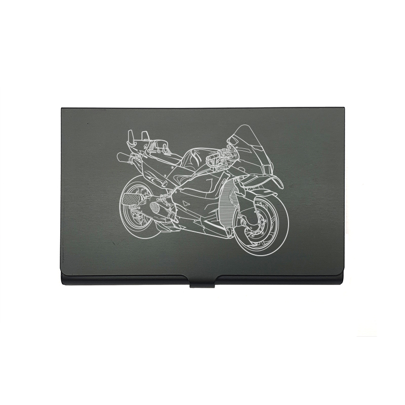April GP25 Motorcycle Business Card Holder