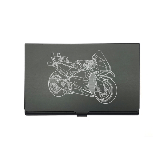 April GP25 Motorcycle Business Card Holder