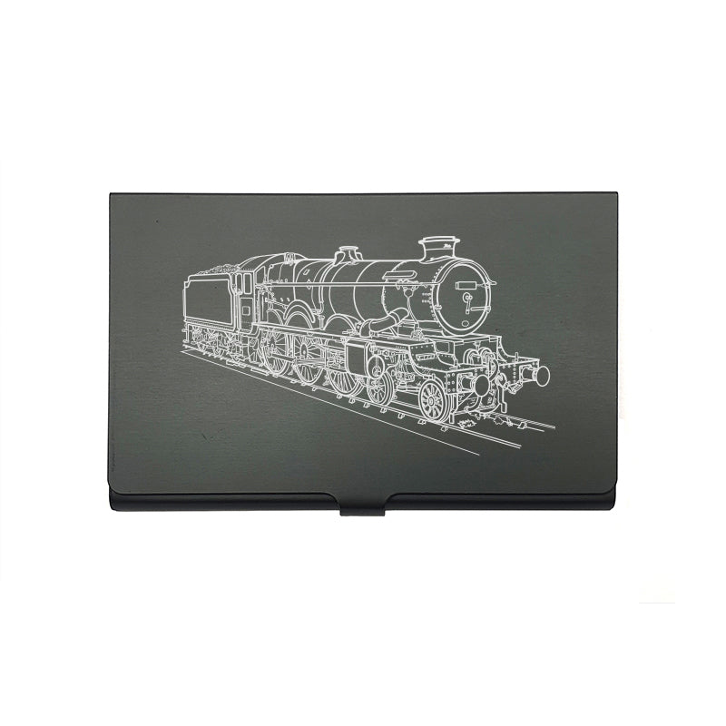 Castle Class Steam Train Locomotive Business Card Holder