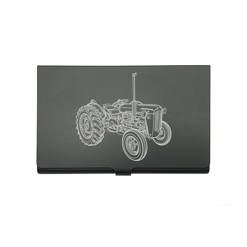 Mockup of our Ferguson TE20 Tractor artwork cardholder