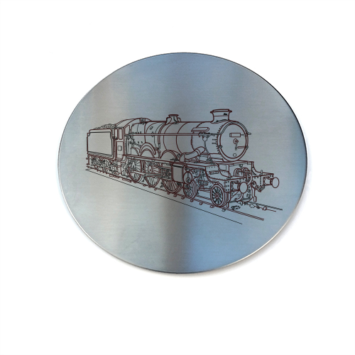 Engraved Drinks Coasters – Castle Class Steam Train Locomotive Design Range