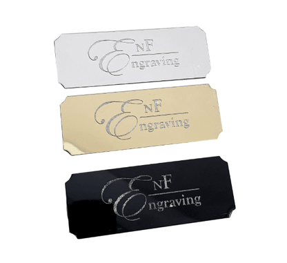 Engraved Trophy Gift Plaque – 70 x 25mm - Giftware Engraved