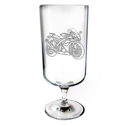 rsv mille motorcycle Beer glass â€“ digital engraving mockup / engraving