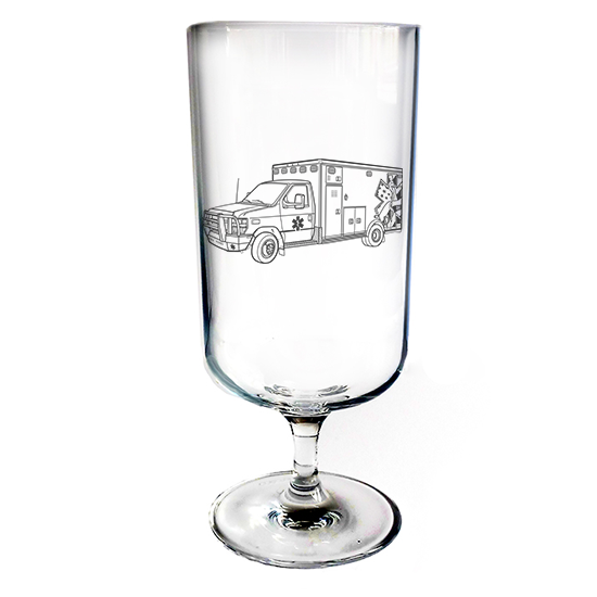 rsv mille motorcycle Beer glass â€“ digital engraving mockup / engraving