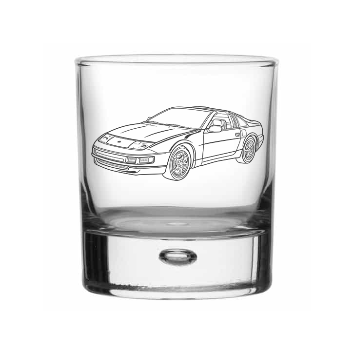 NSN300ZX Sports Car Engraved Glass Tumbler