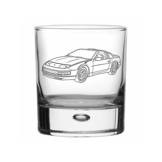 NSN300ZX Sports Car Engraved Glass Tumbler