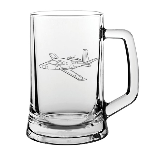RSV Mille motorcycle glass tankard â€“ digital engraving mockup / engraving