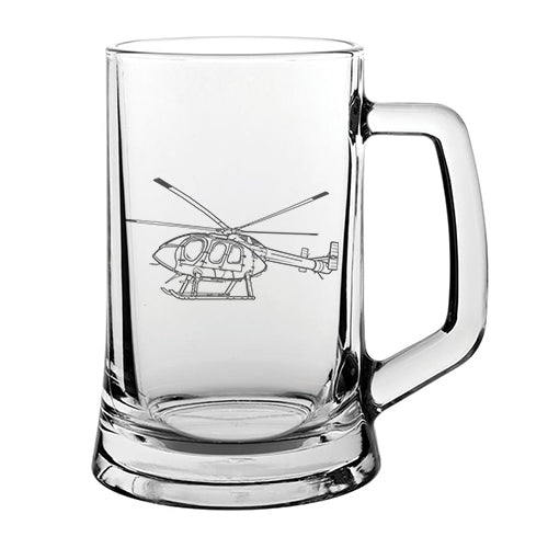 md600n helicopter glass tankard digital engraving mockup / engraving preview