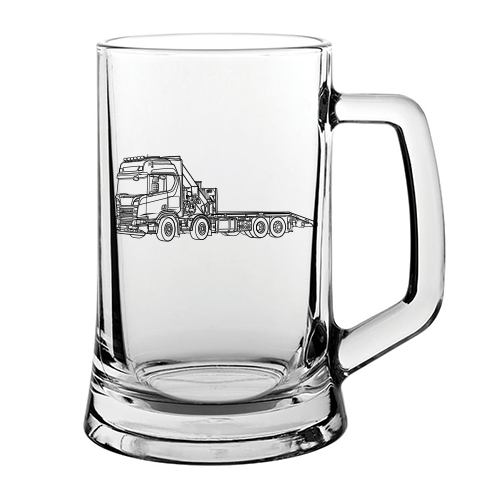 Haib Lorry Loader Glass Tankard