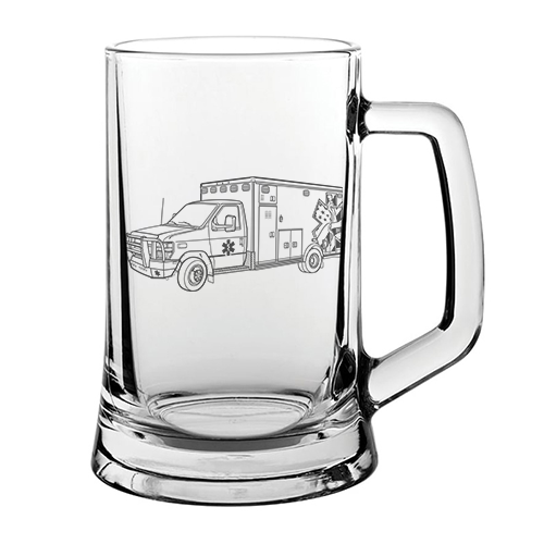 RSV Mille motorcycle glass tankard â€“ digital engraving mockup / engraving